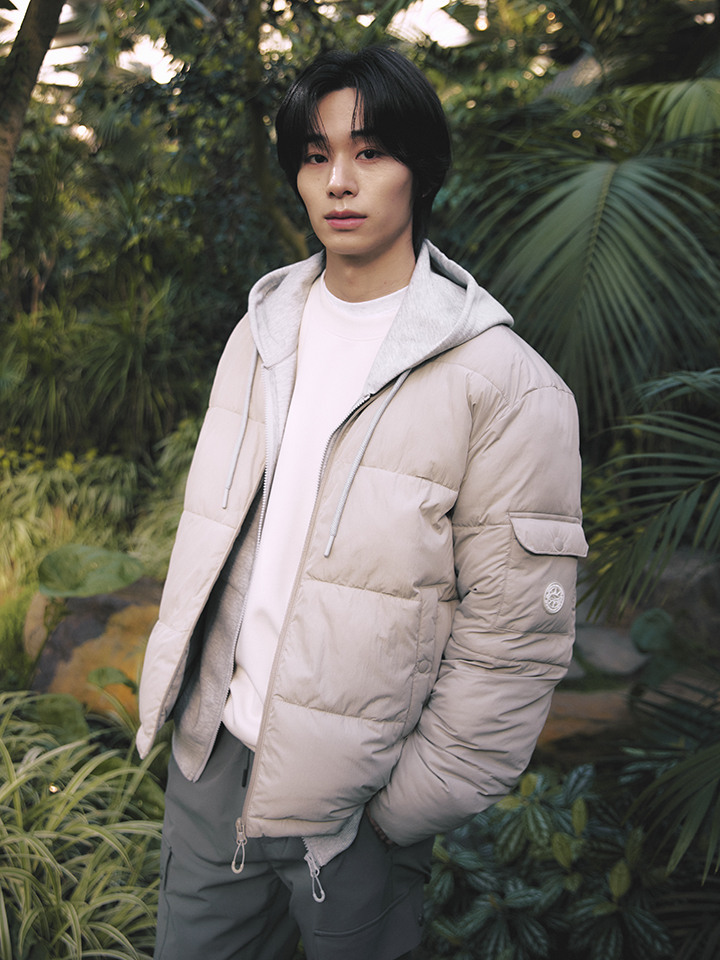 남성) 슬리브 포켓 카라리스 점퍼