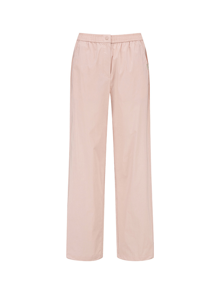 여성) 솔리드 파라슈트 밴딩 팬츠