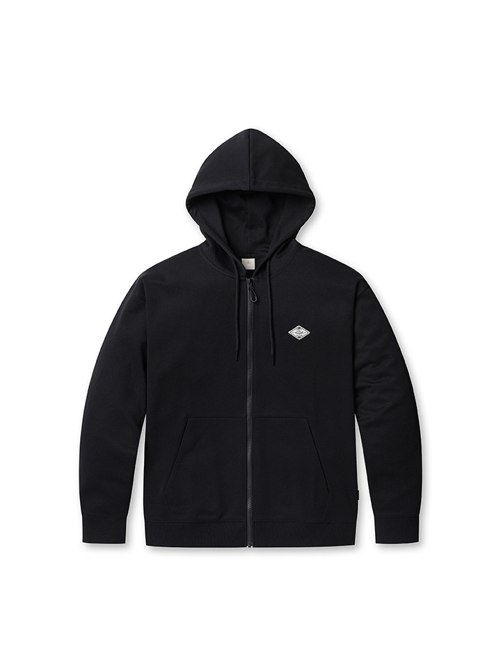 남성) 더블니트 와펜 후드집업