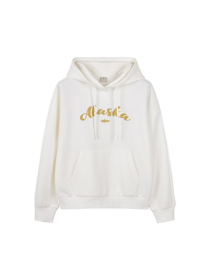 여성) 더블니트 빅그래픽 후디