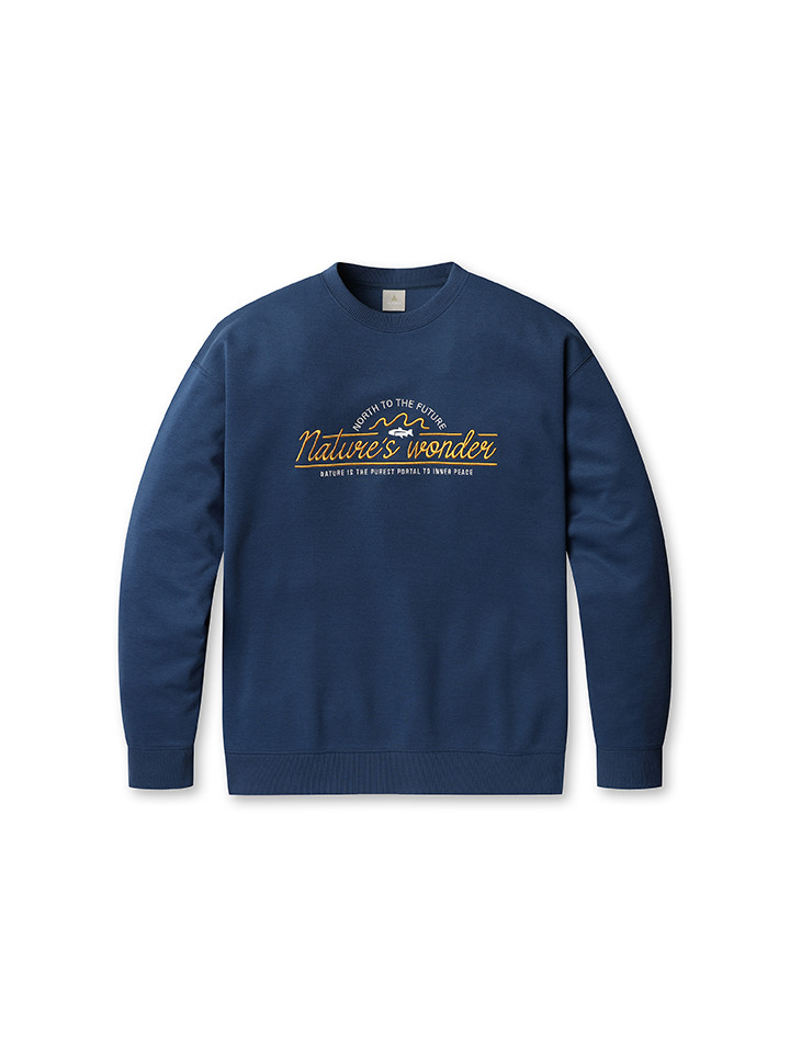 공용) 더블니트 그래픽 맨투맨