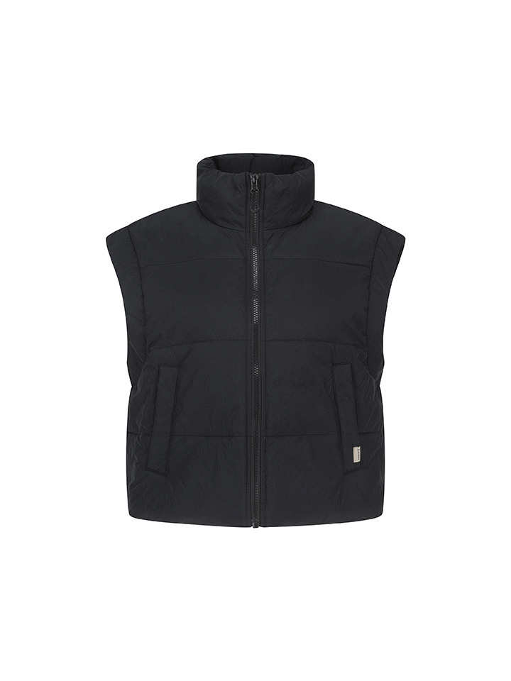 여성) 하이넥 패딩 베스트