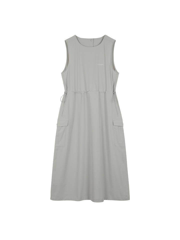 여성) 민소매 레이어드 원피스