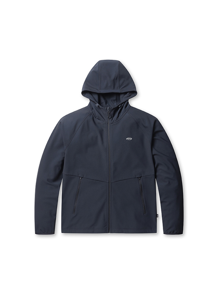 남성) 트리코트 기모 후드집업