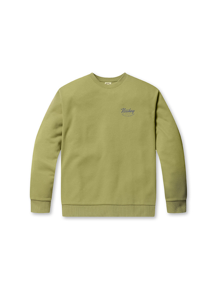 남성) 코숏 플리스 그래픽 맨투맨