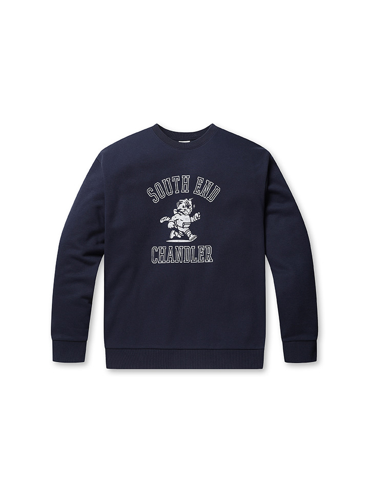 남성) 코숏 플리스 그래픽 맨투맨