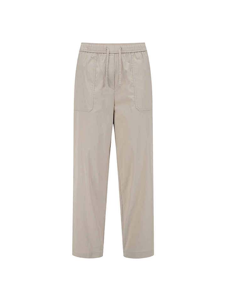 여성) 테이퍼드 밴딩 쿨 팬츠