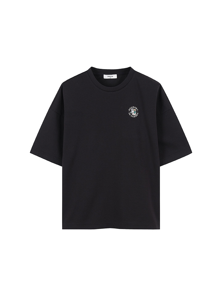 여성) 코숏 쿨텐션 오버핏 반팔티