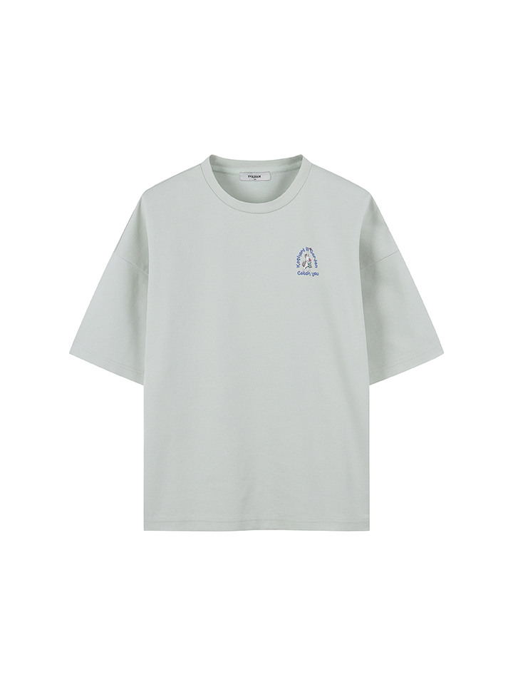 여성) 코숏 쿨텐션 오버핏 반팔티