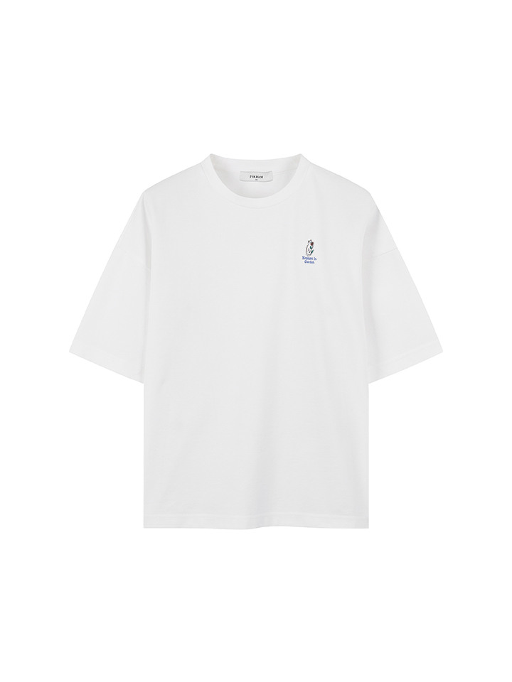 여성) 코숏 쿨텐션 오버핏 반팔티