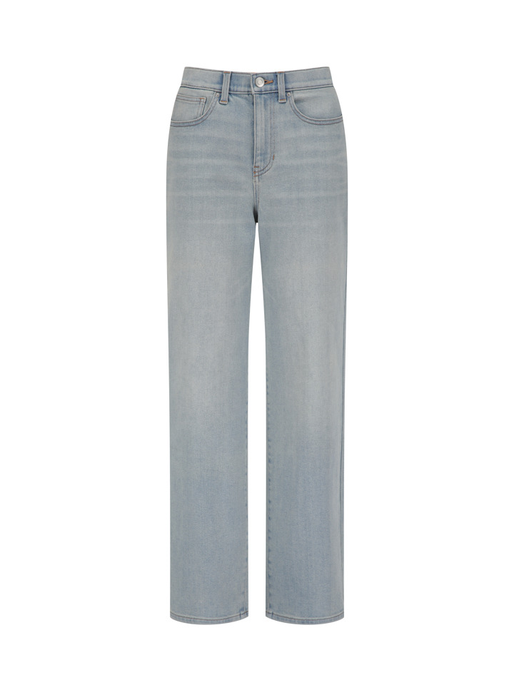 여성) 컴포트 세미와이드 핏 데님 팬츠