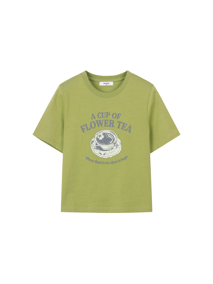 여성) 26수 코튼 그래픽 반팔티