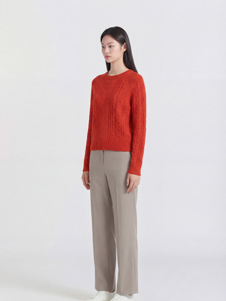 여성) 울블랜드 피셔맨조직 니트