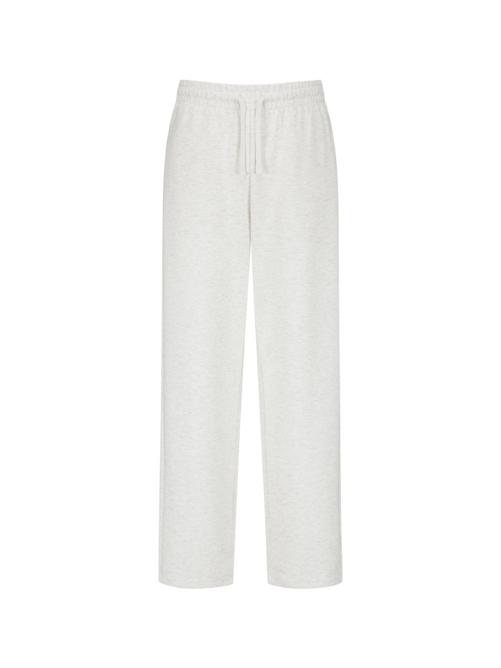 남성) 더블니트 스트레이트 스웨트 팬츠