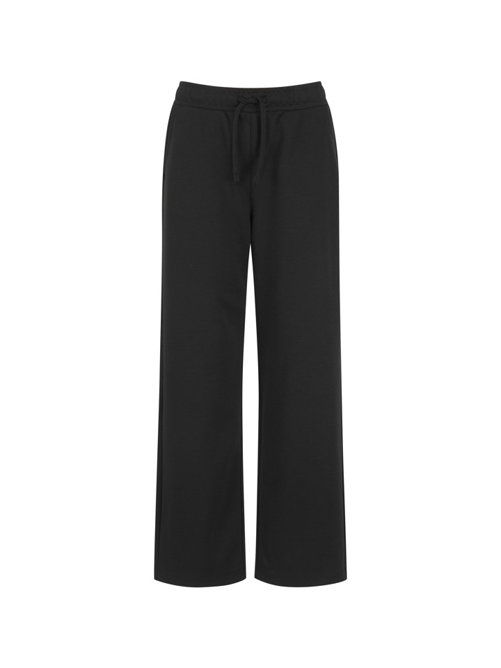 여성) 더블니트 와이드 팬츠