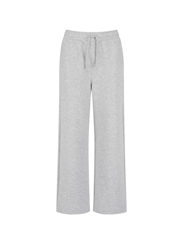 여성) 더블니트 와이드 팬츠