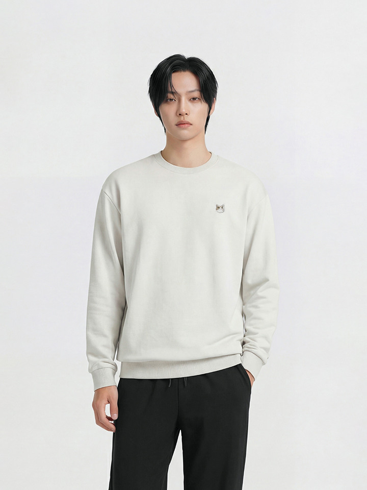 남성) 더블니트 와펜 맨투맨