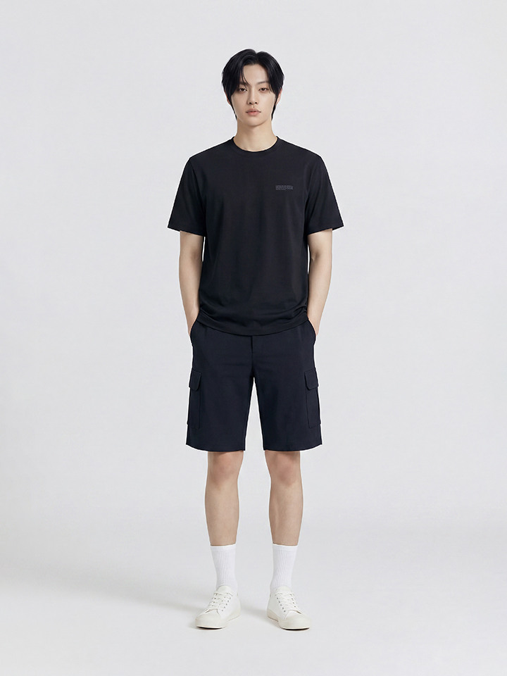 남성) 버뮤다 밴딩 카고 쇼츠