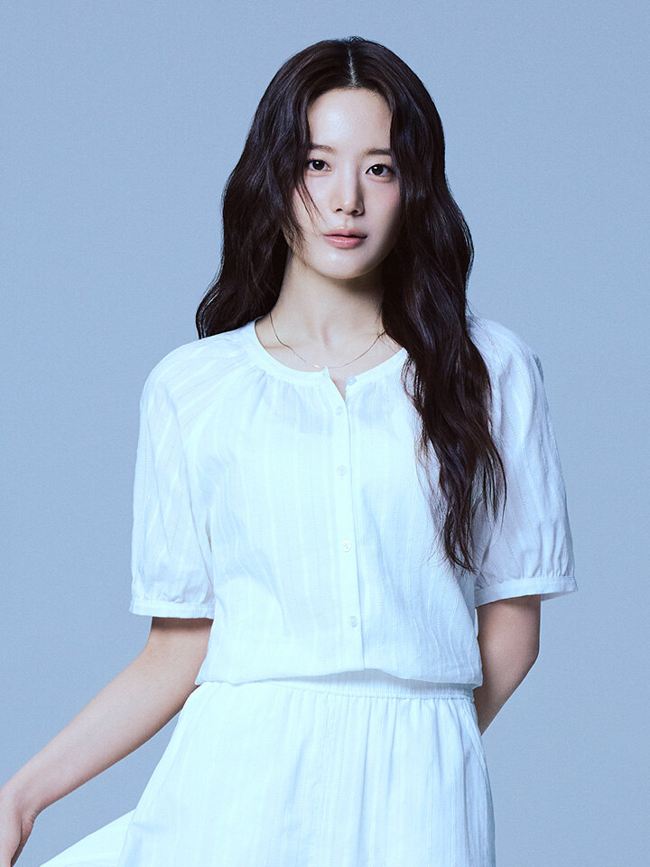 여성) 레이스 반팔 블라우스