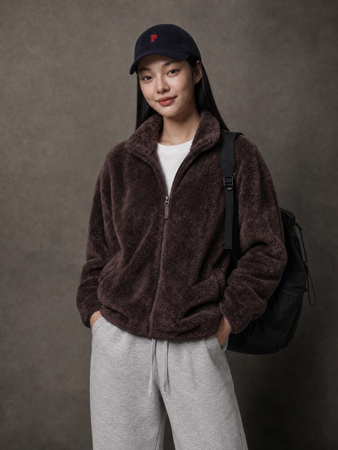 폴햄 공용 플러피 집업 (19,465원/무료배송)