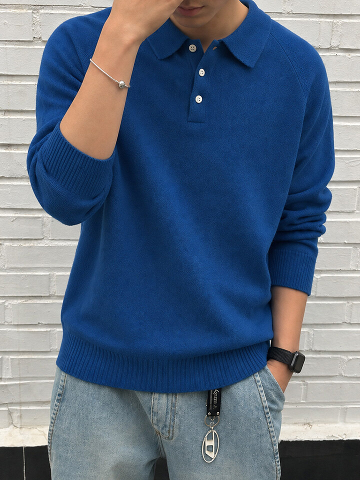 데일리 울 카라 니트