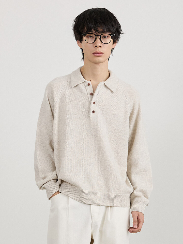 데일리 울 카라 니트