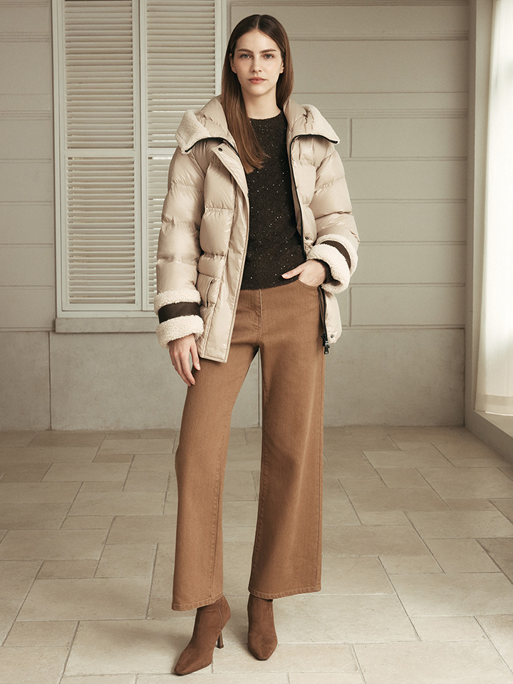 여성) 컬러 데님 팬츠