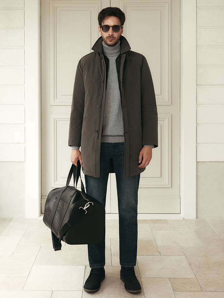 남성) 프리즘 워싱 데님 팬츠