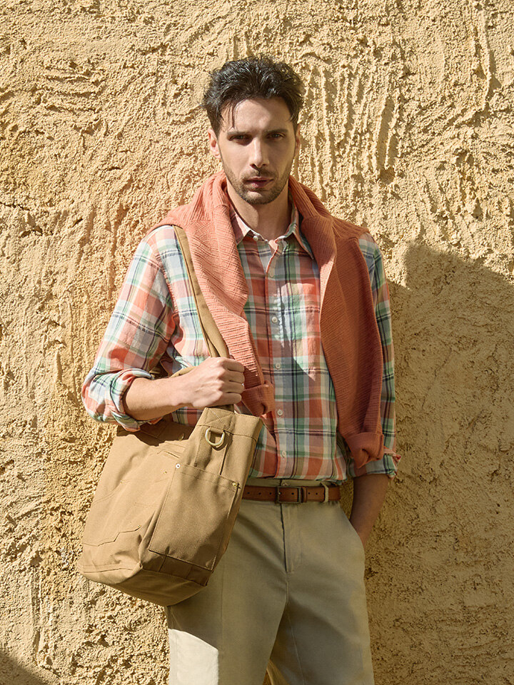 남성) 린넨 블렌드 셔츠